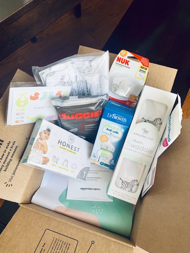 amazon welcome box baby registry